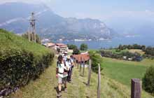 Walking day during a self guided tour in Lake Como